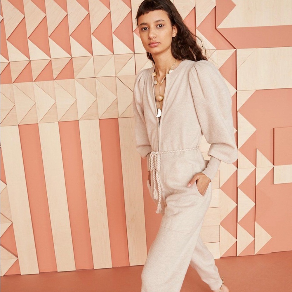 Ulla Johnson Aileen Jumpsuit Sand Size L